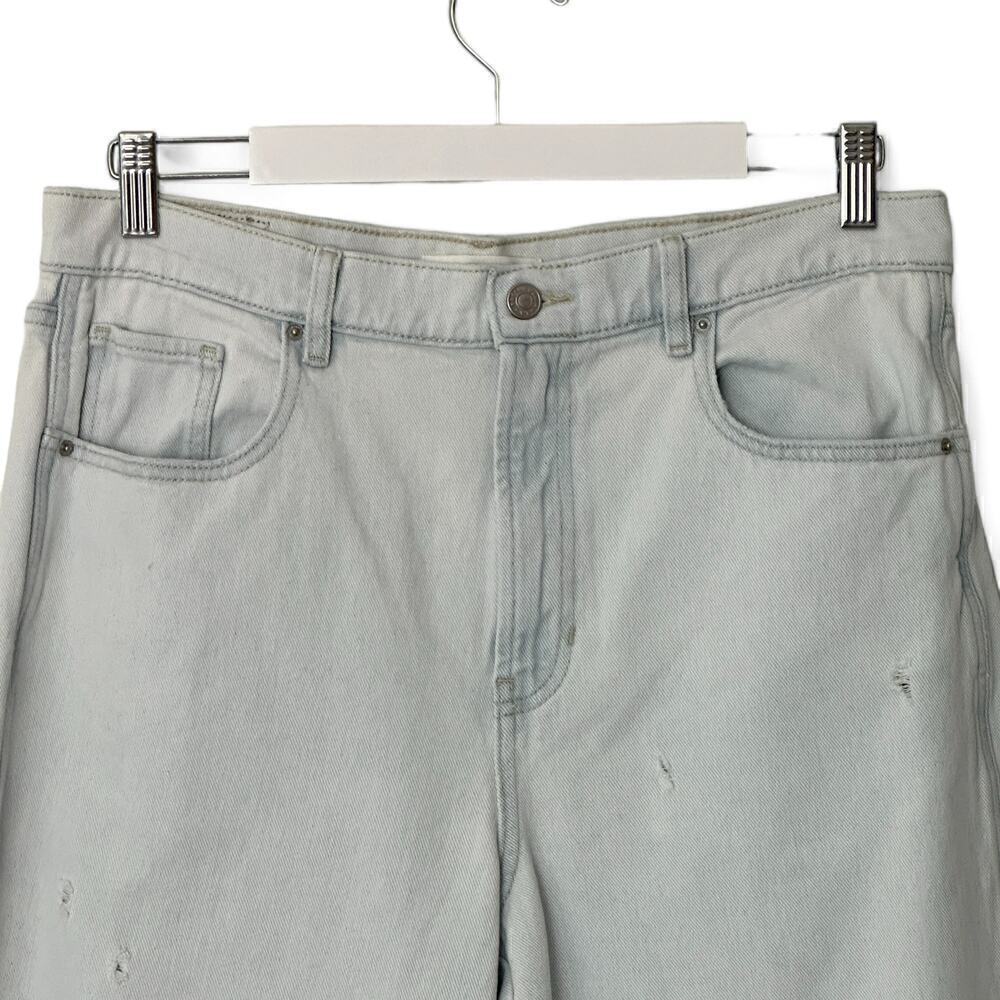 PacSun Light Indigo Ripped High Rise Baggy Jeans (30) - Picture 3 of 16